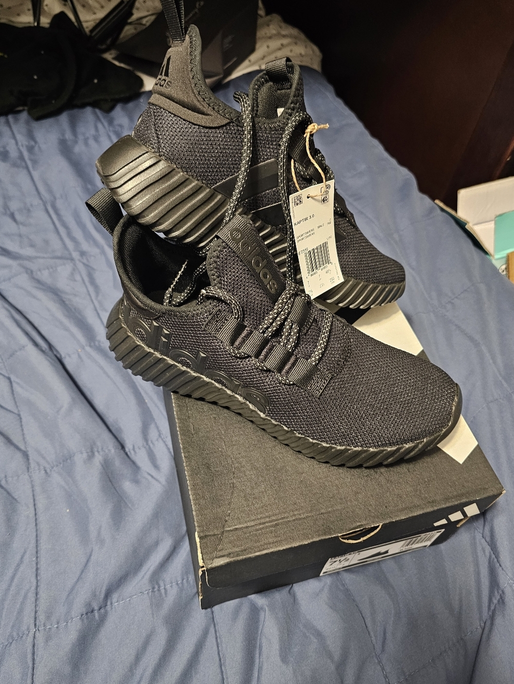 adidas men Kaptir 3.0 Shoes Size 7.5 - Picture 7 of 11